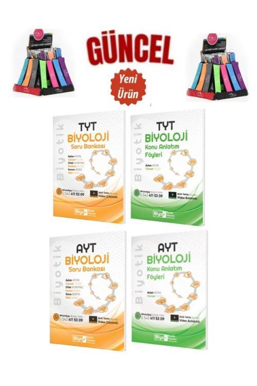Tyt-Ayt Biyoloji Video Anlatım Çözümlü Konu-Soru Bankası Seti+Kalemlik