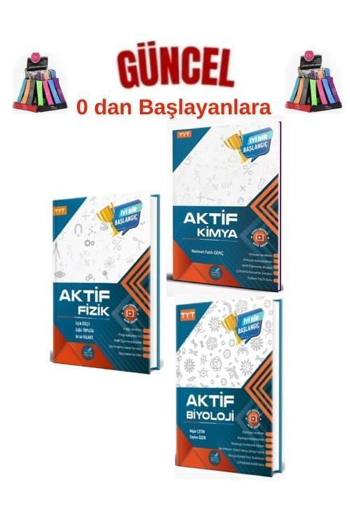 Güncel 0 Dan Başlayanlara Tyt Fizik-Kimya-Biyoloji Konu Anlatımlı Soru Bankası+Kalemlik
