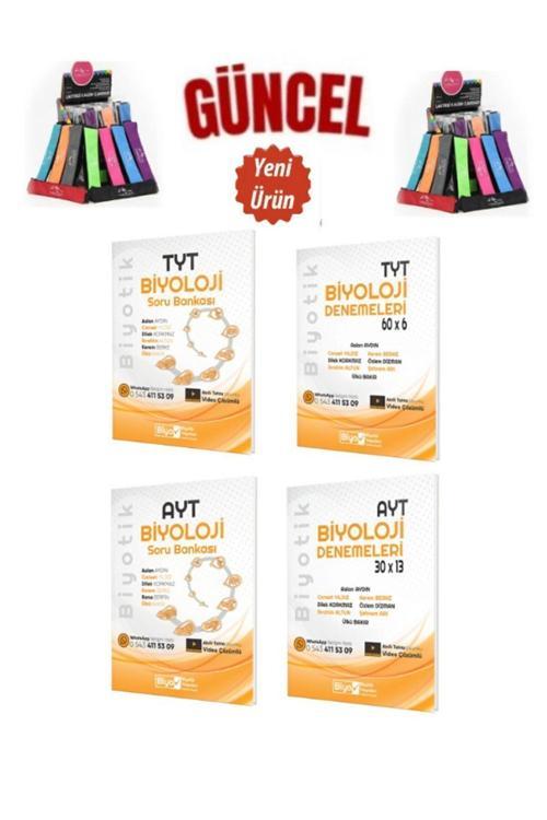 Tyt-Ayt Biyoloji Video Çözümlü Soru Bankası+Tyt-Ayt Biyoloji 19 Deneme Seti (750Soru)+Kalemlik