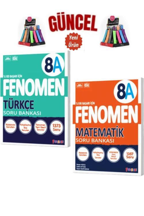 Güncel 8.Sınıf Türkçe 8A Kolay(607 Soru)-Matematik 8A Kolay(1357 Soru) Soru Bankası Seti+Kalemlik