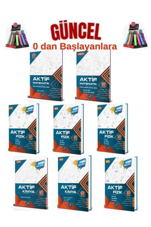 Güncel 0 Dan Başlayanlara Tyt-Ayt Mat-Fizik-Biyoloji-Kimya Konu Anlatımlı Soru Bankası+Kalemlik