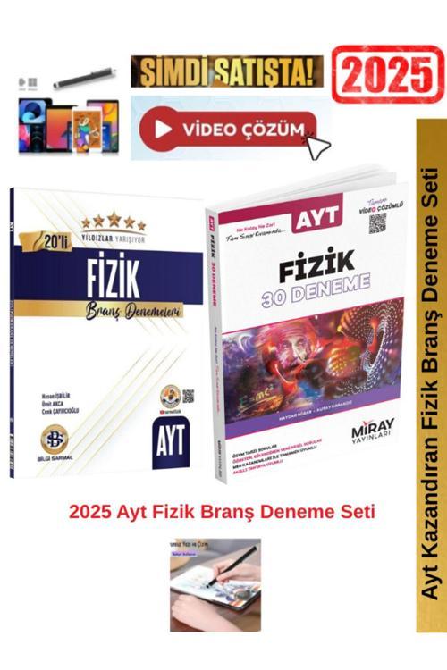 Yıldızlar Yarışıyor Ayt Fizik 20 li Deneme+Miray Ayt Fizik 10 Deneme Seti+Android Kalem