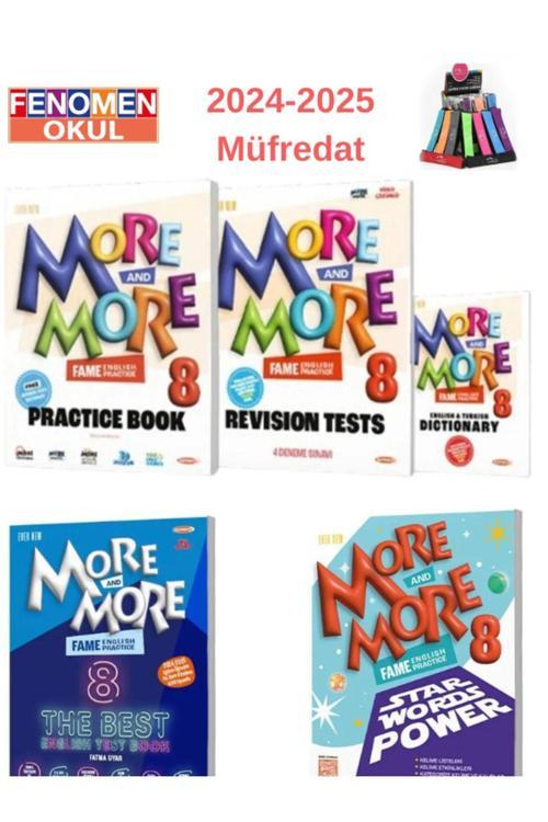 More & More 8.Sınıf Practice Book Seti +Fame The Best + Star Words(2024-2025)+Kalemlik