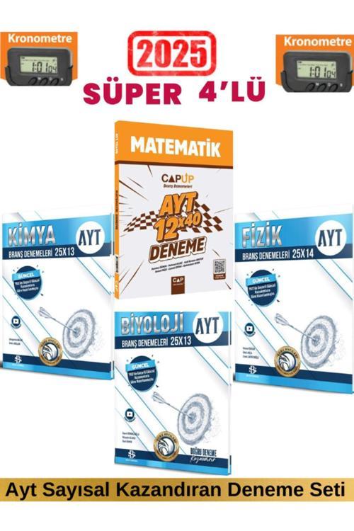 Çap 2025 Ayt Matematik 12x40 Deneme+Bilgi Sarmal Ayt Çap 2025 Fizik25+Kimya25+Biyoloji25 Deneme