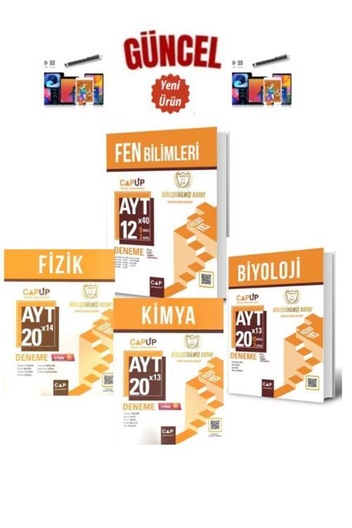 Çap Ayt Sayısal Deneme Seti 4 Kitap 72 Adet Deneme (1280Soru)+Dokunmatik Kalem