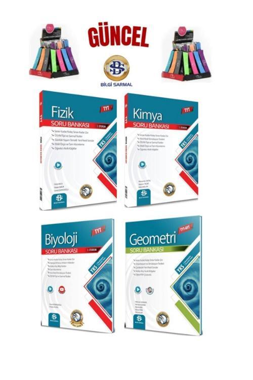 Güncel(2025)Tyt Fizik-Kimya-Biyoloji-TytAyt Geometri Video Çözümlü Soru Bankası Seti+Kalemlik