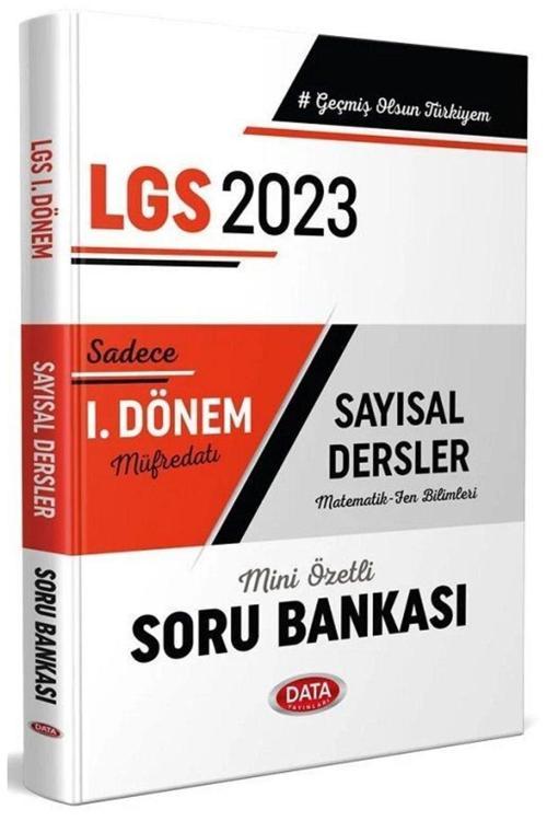 Data Yayınları Data 2023 8. Sınıf Lgs Sayısal Dersler 1. Dönem Soru Bankası