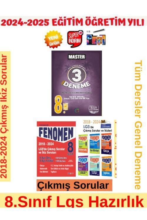 2025 8.sınıf Tüm Ders 18-24 Lgs De Çıkmış Ve Ikiz Soru Seti+Okyanus 8.Sınıf 3 lü Deneme+Kalem