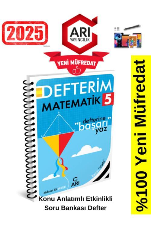 Arı Yayınları 2025 5.Sınıf Matemito Matematik  Konu Anlatımlı Etkinlik Defter+Kalem