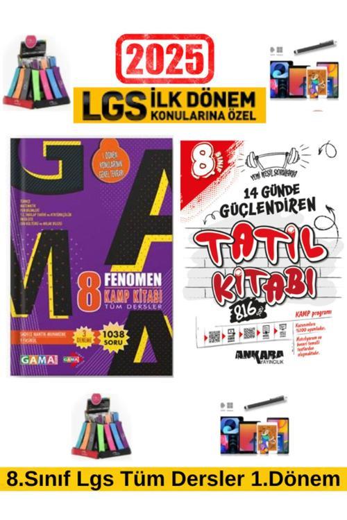 2025 Lgs 1.Dönem Tüm Dersler Genel Kamp Tekrar+Ankara 8.Sınıf Lgs Güçlendiren 1.Dönem Tatil Kitabı