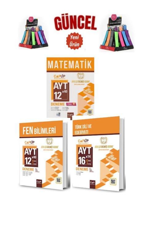 Çap Ayt Matematik-Fen-Türk Dili Edebiyatı 40 Deneme Seti (1344 Soru)+Cambridge Kalemlik