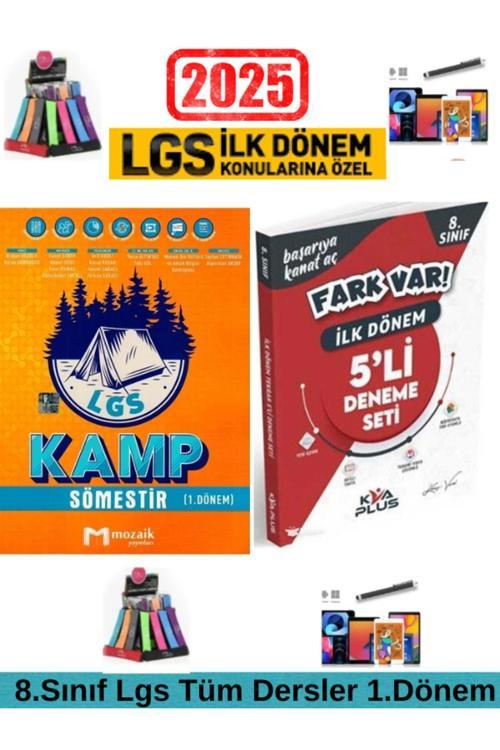 Mozaik 8.Sınıf Lgs 1.Dönem Tüm Dersler Soru+Koray Varol 8.Sınıf LGS 1.Dönem 5 li Deneme+Kalemlik