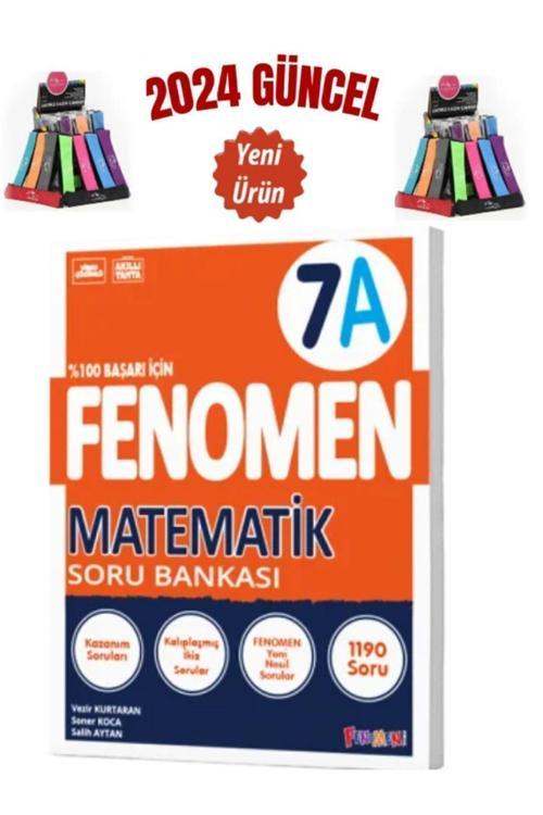 Güncel 7.Sınıf Matematik (A)Kolay Soru Bankası 1190 Soru+Cambridge Kalemlik