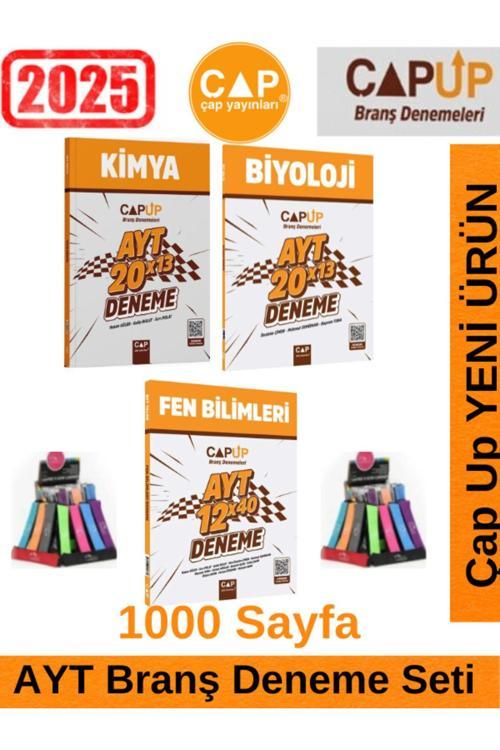 Çap Up Ayt Fen Bilimleri 12x40-Biyoloji 13x40-Kimya 20x13 Deneme Seti+Kalemlik