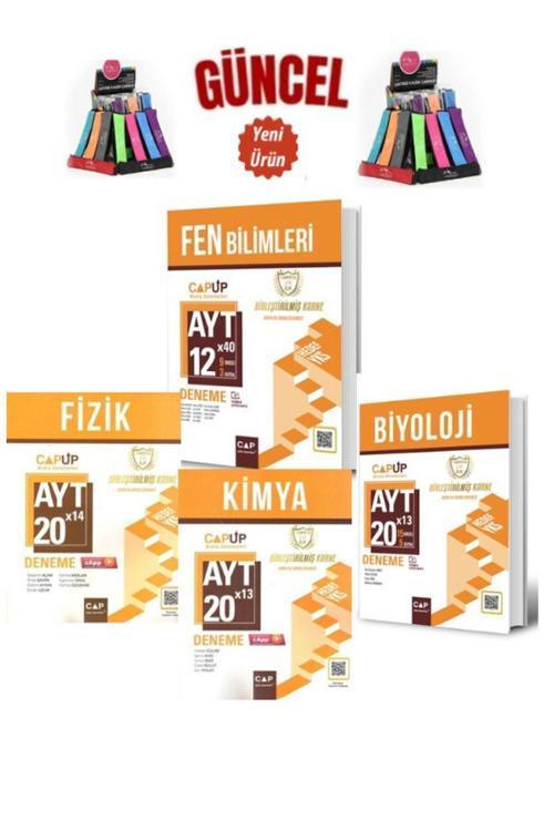 Çap Ayt Sayısal Deneme Seti 4 Kitap 72 Adet Deneme (1280Soru)+Cambridge Kalemlik