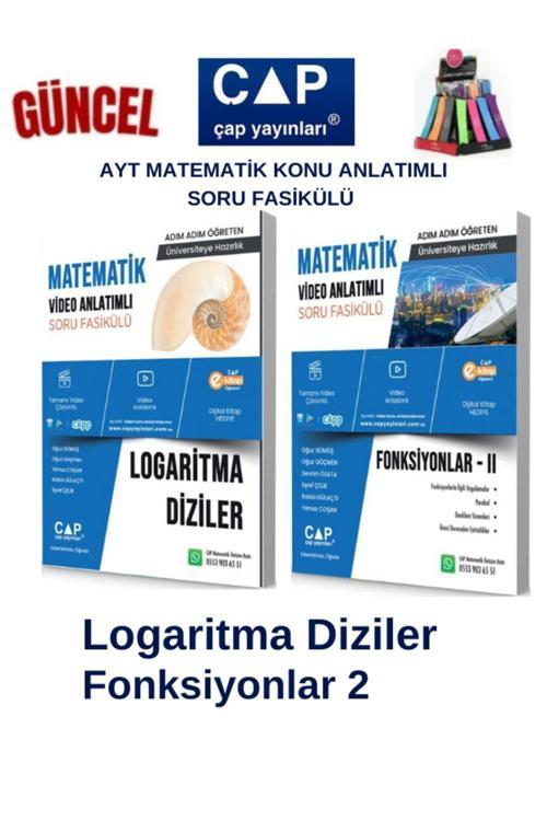 Çap Ayt Matematik Logaritma-Fonksiyonlar 2 Konu Anlatımlı Soru Fasikül+Kalemlik
