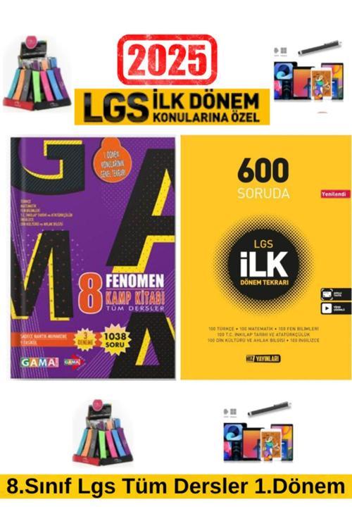 2025 Lgs 1.Dönem Tüm Dersler Genel Kamp Tekrar+Hız  8.Sınıf Lgs 600 Soruda 1.Dönem Tekrar