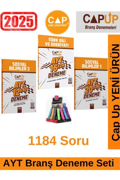 Çap Up Ayt Edebiyat 16x24-Sosyal Bilimler 1 20x16-Sosyal Bilimler 2 12x40 Deneme Seti+Kalemlik