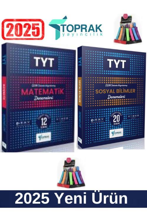 Toprak Yayınları 2025 Tyt Matematik 12-Tyt Sosyal Bilimler20  Deneme Seti+Kalemlik