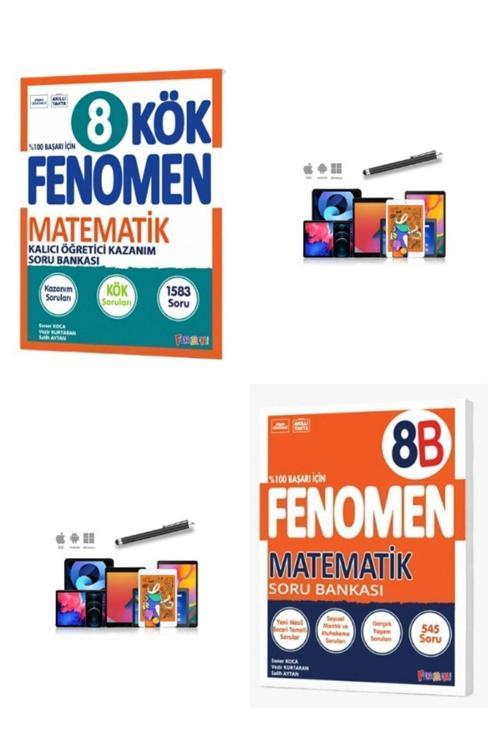 2025 Kurmay 8.sınıf Kök Matematik Kök Sorular -matematik 8b Soru Bankası Seti Kalem