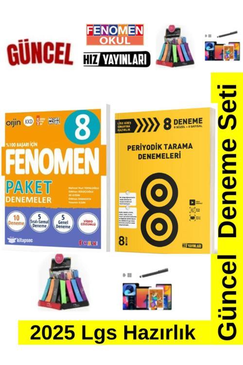 Güncel 8.Sınıf Lgs Tüm Dersler 10 Paket Deneme+Hız Periyodik 8 Tarana Deneme+Kalem+Kalemlik