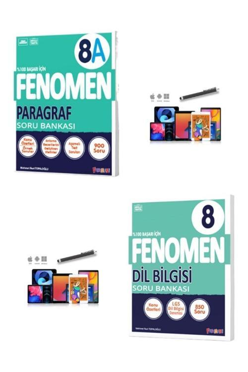 2025 Kurmay 8.sınıf Paragraf 8a Dilbilgisi(900-850 SORU)video Çözümlü Soru Bankası Seti Kalem