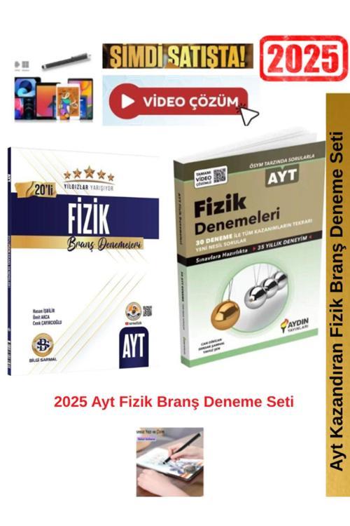 Bilgi Sarmal Yayınları Yıldızlar Yarışıyor Ayt Fizik 20 Li Deneme+Aydın Ayt Fizik 30Lu Deneme Seti+Android Kalem