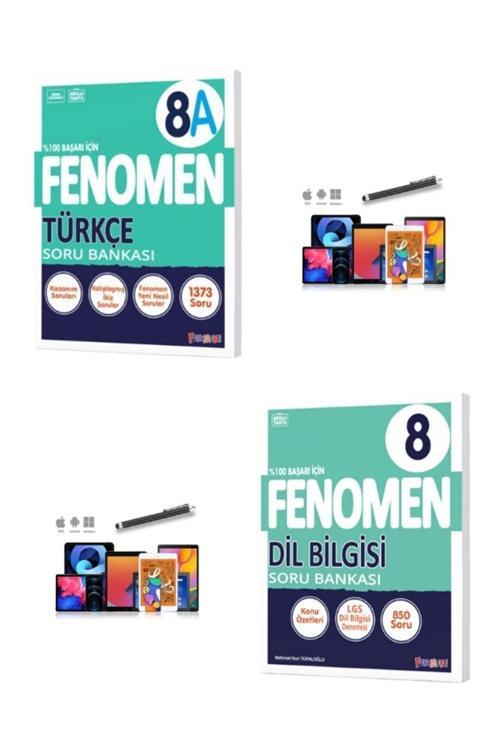 2025 Kurmay 8.sınıf Türkçe 8a Dilbilgisi (1373-807 SORU)video Çözümlü Soru Bankası Seti Kalem