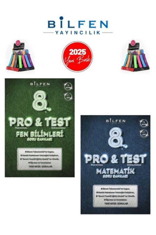 2025 8.Sınıf Lgs Hazırlık Protest Fen-Matematik Soru Bankası+Cambridge Kalemlik