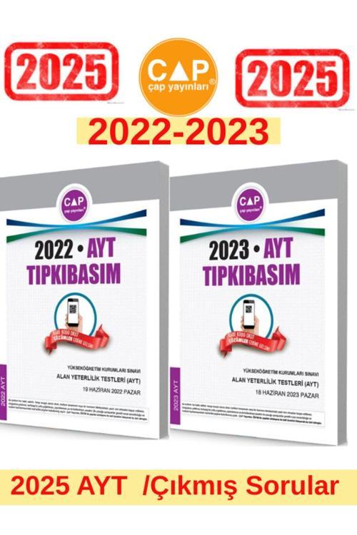 Çap Yayınları 2025 Ayt Sınavı 2022-2023 Tıpkı Basım Çıkmış Sorular