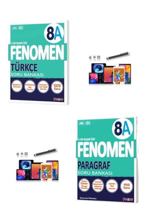 2025 Kurmay 8.sınıf Türkçe-paragraf 8a-8a(1373 SORU-900 SORU)video Çözümlü Soru Bankası Seti Kalem