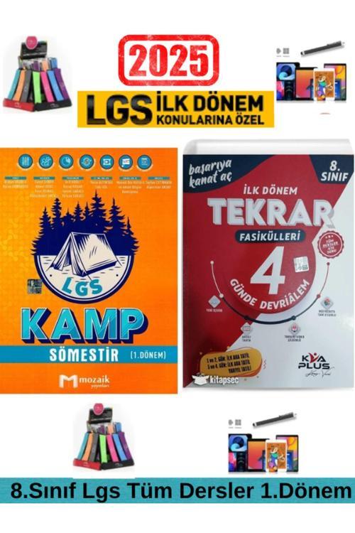 Mozaik 8.Sınıf Lgs 1.Dönem Tüm Dersler Soru +Koray Varol 8.Sınıf LGS 1.Dönem 4 Fasikül+Kalemlik