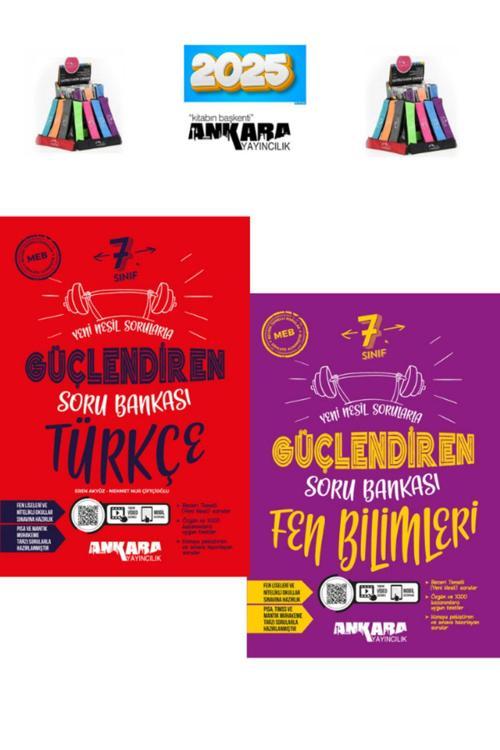 Ankara 7.Sınıf Fen-Türkçe-(2Kitap)Soru Bankası+Kalemlik