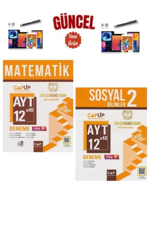 Çap Ayt Matematik-Sosyal 2 24 Deneme Seti (720 Soru)+Dokunmatik Kalem