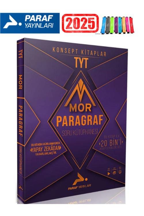 Paraf Yayınları Paraf Mor Tyt Paragraf Soru Kütüphanesi (Konsept Kitaplar)+Kalemlik