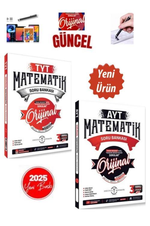 Güncel 2024-2025 Yeni Ürün Tyt-Ayt Matematik Video Çözümlü Soru Bankası Seti+Kalem