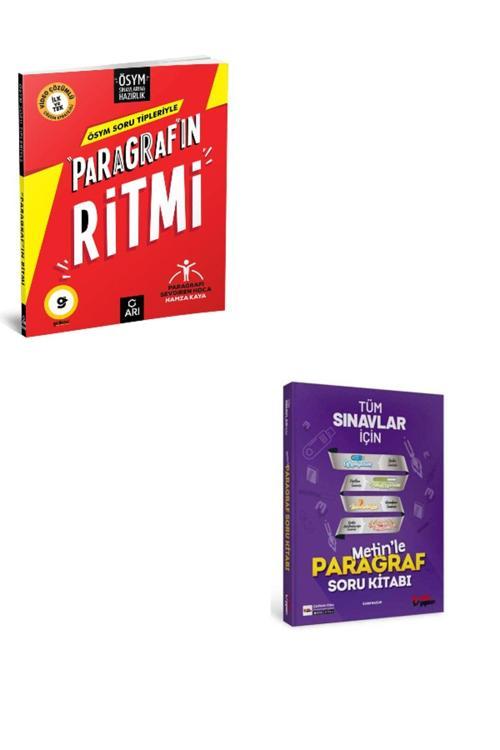 Arı Yayıncılık Paragrafın Ritmi Tyt + Metin Yayınları Paragraf Soru Kitabı