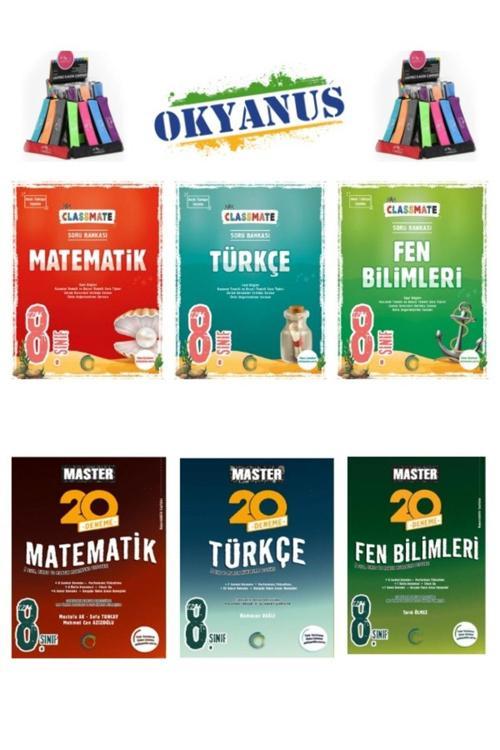 Güncel 8.Sınıf Lgs Hazırlık Classmate Mat-Fen-Türkçe Soru -Master 60 Deneme Seti+Kalemlik