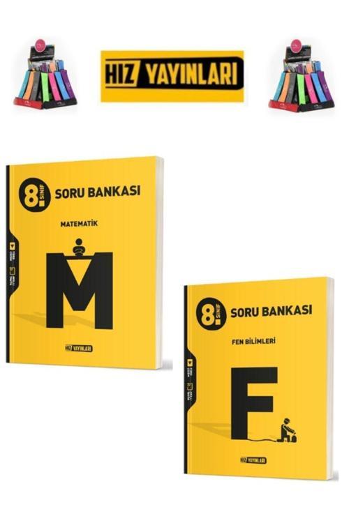 Güncel 8.Sınıf Lgs Hazırlık Matematik-Fen Bilimleri Video Çözümlü Soru Bankası Seti+Kalemlik