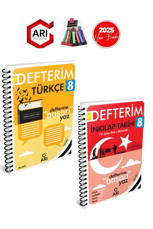 Arı 2025 8.Sınıf Lgs Hazırlık Türkçe-Inkilap Tarihi Konu Anlatımlı Defter Seti(2Kitap)+Kalemlik