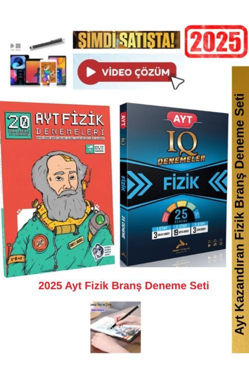Ertan Sinan Şahin 2025 Ayt Fizik 20 Deneme+Paraf IQ Ayt Fizik 25 Li Deneme Seti+Android Kalem