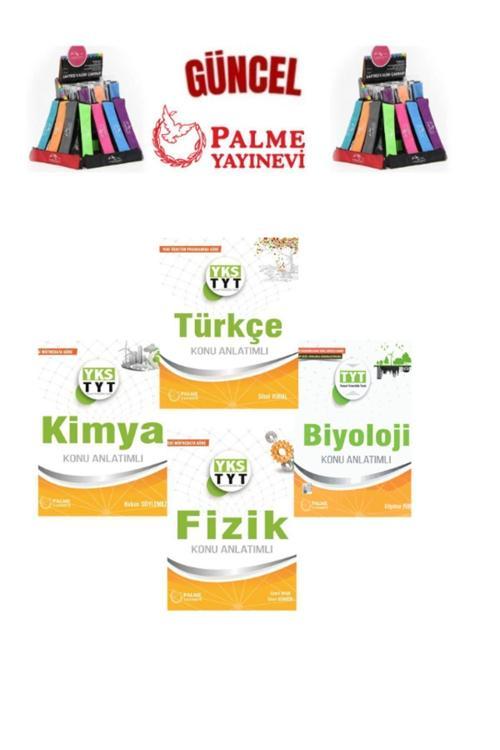 Güncel Tyt Türkçe-Fizik-Kimya-Biyoloji Yeni Müfredat Konu Anlatım Seti+Kalemlik