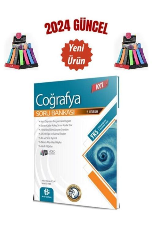 Güncel  AYT Coğrafya Yks Video Çözümlü Soru Bankası+Cambridge Kalemlik