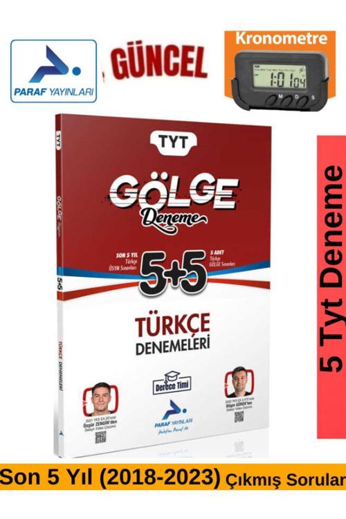 Paraf Yayınları Güncel Tyt Türkçe 5+5 (5Deneme+5ÇıkmışSoru)+Kronometre