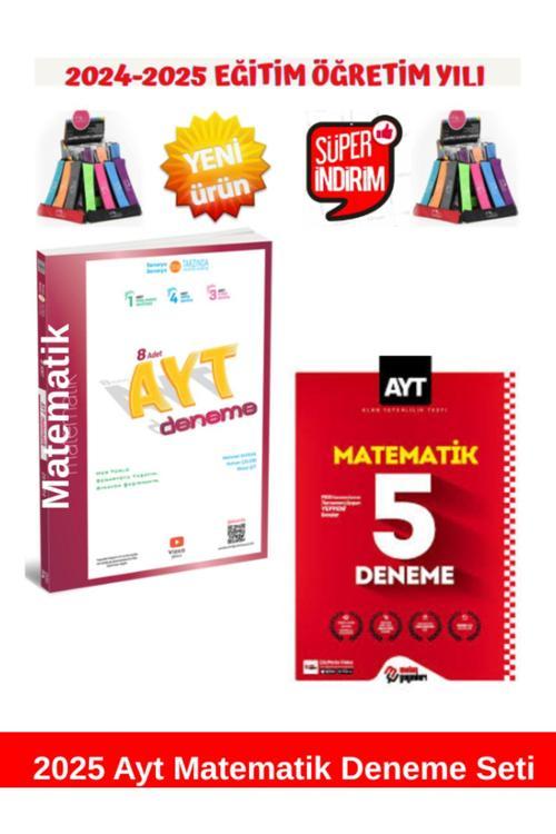 2025 Ayt Matematik 8'li Deneme+Metin Yayınları 2025 Ayt Matematik 5 Deneme Seti+Kalemlik