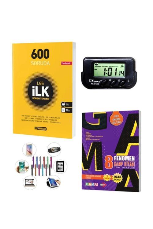 2025 Lgs 8.sınıf Lgs 1.dönem Tümdersler Kampkitabı Hız Yayın Ilk Dönem 600soru Seti Kronometre-kalem