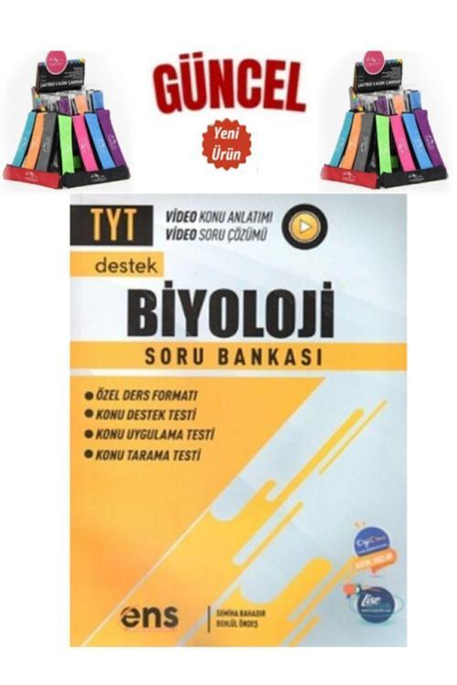 Güncel TYT Biyoloji Destek Video Konu Anlatımlı Video Çözümlü Soru Bankası+Kalemlik