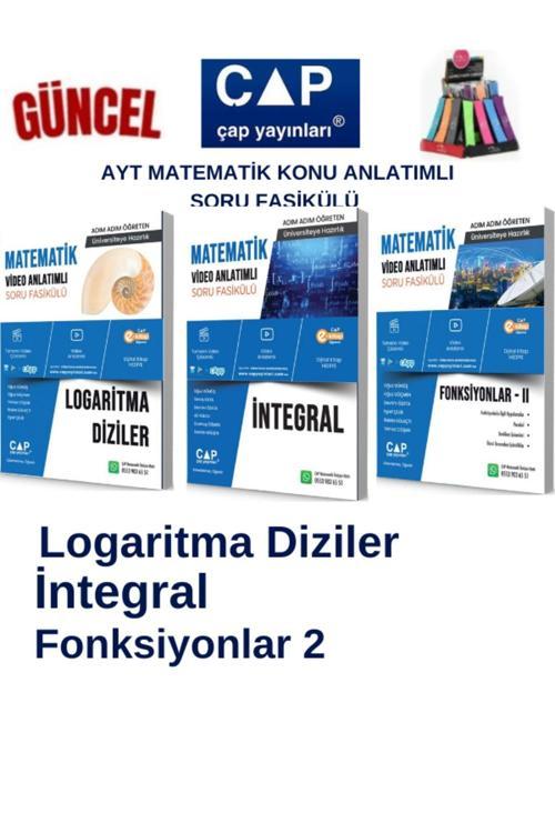 Çap Ayt Matematik Logaritma-İntegral-Fonksiyon 2 Konu Anlatımlı Soru Fasikül+Kalemlik
