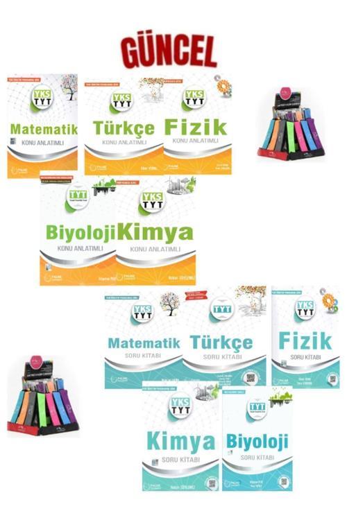 Güncel Tyt Matematik-Türkçe-Fizik-Kimya-Biyoloji Konu Anlatımı+ Soru Bankası Seti+Kalemlik