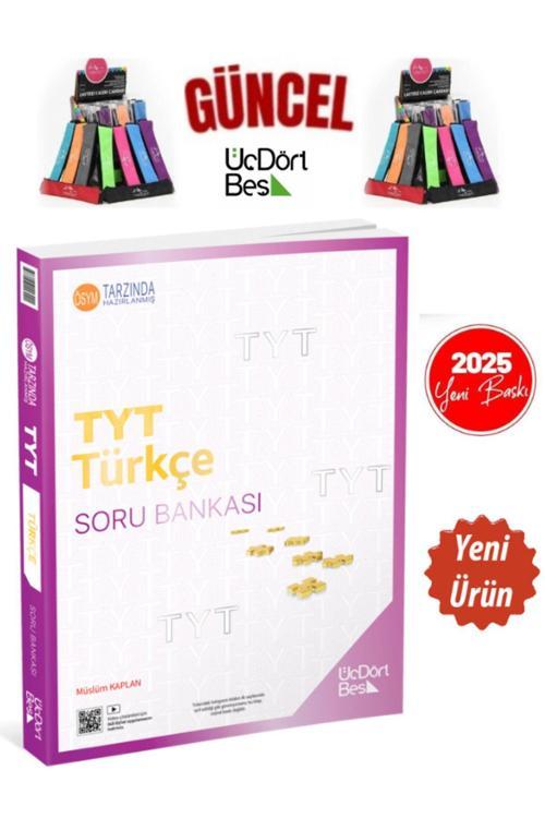 2025 Güncel Baskı Tyt Türkçe Video Çözümlü Soru Bankası Seti+Kalemlik